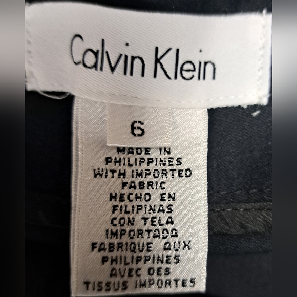 Calvin Klein 6 Black Pants Dress Or Casual - Picture 3 of 5